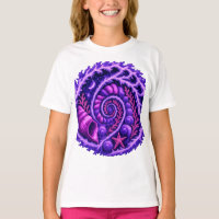 Galaxie Spirale Océan Mystique Art de Coquillage |