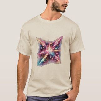 T-shirt Galaxie Starburst Cosmique Aesthetic du Cœur Éclat