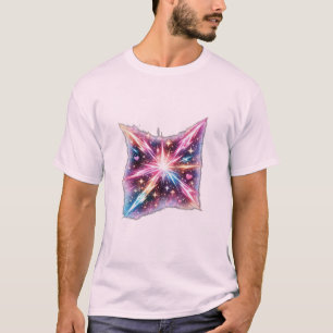 T-shirt Galaxie Starburst Cosmique Aesthetic du Cœur Éclat