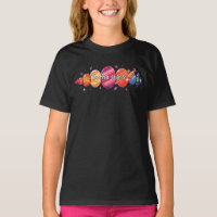 Galaxy Explorer Enfants Chemise Amusante Space Ave