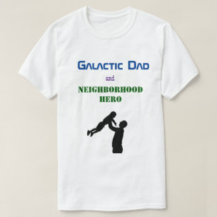 T-shirt Galaxy's Best Papa Funny Fête des pères Space Cade