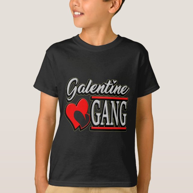 T-shirt Galentine Gang Funny Valentines Day With The Gir  (Devant)