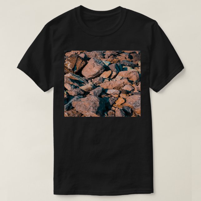 T-shirt galets de plage (Design devant)