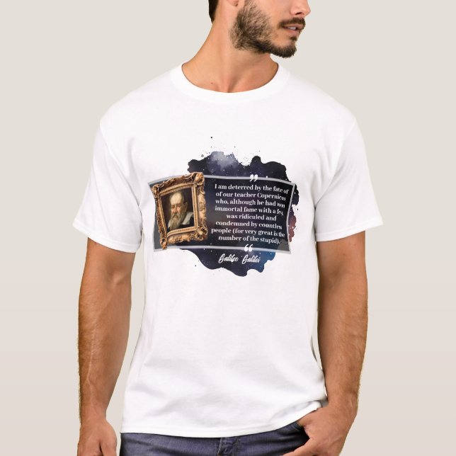T-shirt Galilei Citation Chemise (Devant)