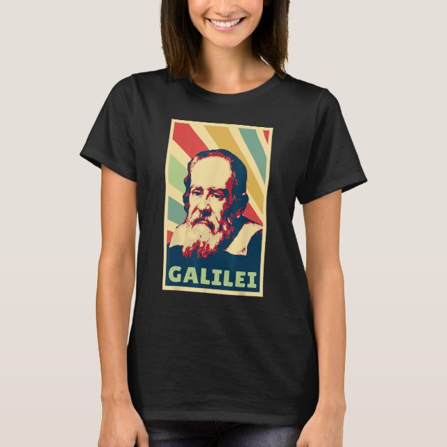 T-shirt Galileo Galilei Vintage Colours (Devant)