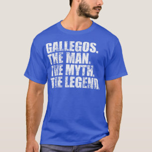T-shirt GallegosGallegos Nom de famille Gallegos nom de fa