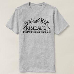T-shirt Gallerie noir orphelin Rimbaud