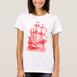 T-shirt Gallion - Rouge