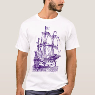 T-shirt Gallion - Violet profond