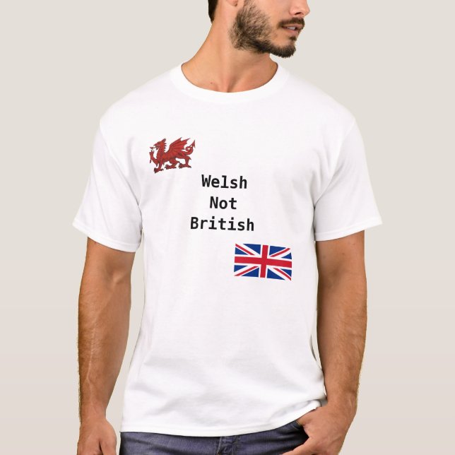 T-shirt Gallois non britannique (Devant)