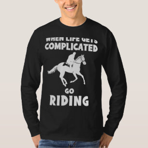 T-shirt Gallop in Giggles : Quand la vie devient compliqué