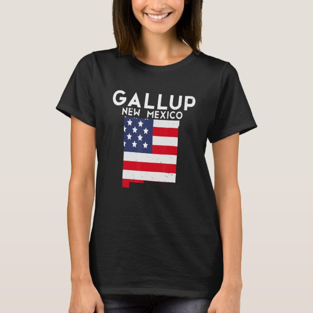 T-shirt Gallup USA State America Travel New Mexican New Me (Devant)