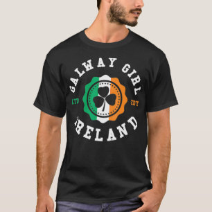 T-shirt Galway Girl Irlande Shamrock Irish Pride