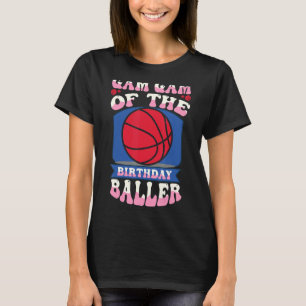 T-shirt Gam Gam De L'Anniversaire Baller Basketball Thème 