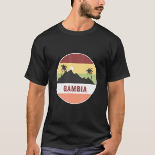 T-shirt Gambie Montagne Et Palmiers
