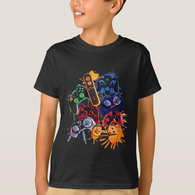 T-shirt Game Control All Things Video Game Controller (Devant)