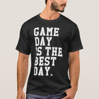 T-shirt Game Day est le Meilleur Jour Rétro