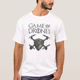 T-shirt Game of Drones – Stark Direwolf Drone Emblem