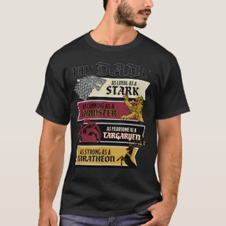 T-shirt Game Of Thrones Fête Des Pères Vintage Ce Papa Est