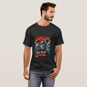 T-Shirt Game On Skull Gamer