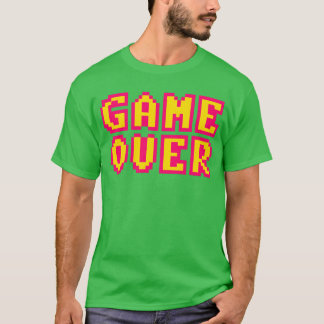 T-shirt Game Over retrogaming vintage peaux vintage