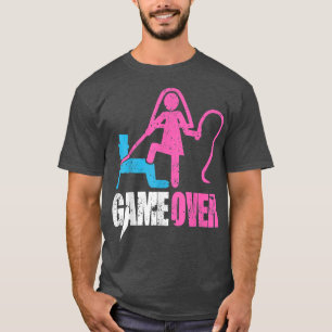 T-shirt Game Over Wedding Bride and Groom Bachelor