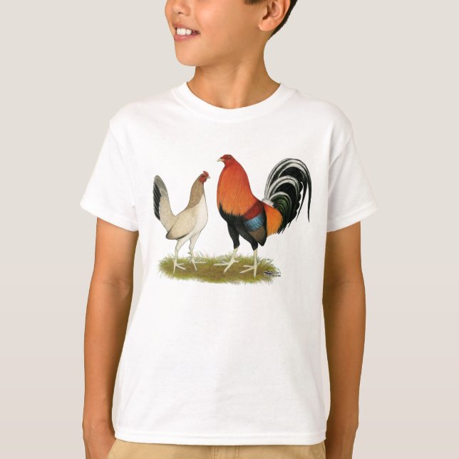 T-shirt Gamefowl Wheatens (Devant)