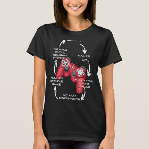 T-shirt Gamer Boy Daily Life Cycle Jeu Ados Jeux pour enfa