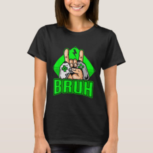 T-shirt Gamer Bruh Jeu Vidéo Drôle Adolescents Garçons Hom