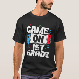 T-shirt Gamer Ck à l'école jeu drôle 1ère année enfants ga