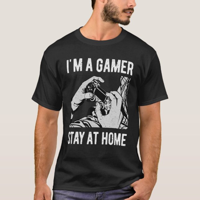 T-shirt Gamer et console gamer chemise (Devant)
