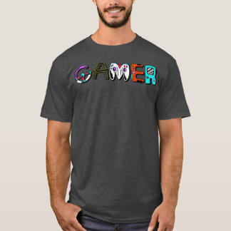T-shirt Gamer Forever Skeleton pour toujours Jeu Vidéo T-S