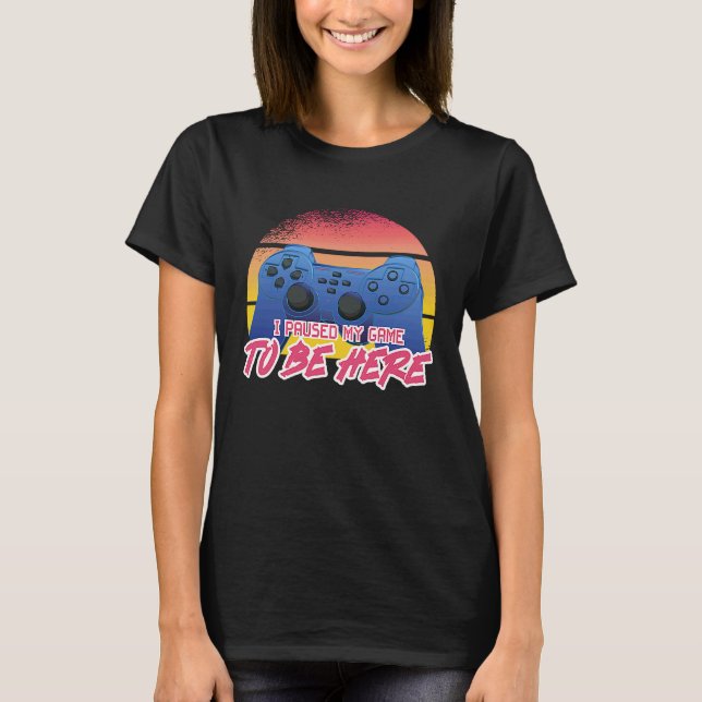 T-shirt Gamer game & Video Game  slogan (Devant)