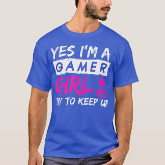 T-shirt Gamer Girl Femme Jeu Premium