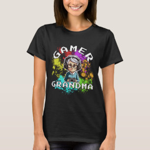 T-shirt Gamer Grand-mère