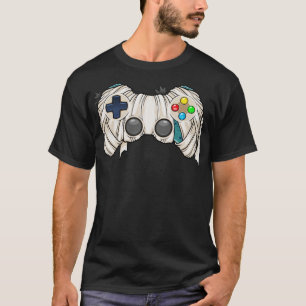 T-shirt Gamer Halloween Mummy Contrôleur Vidéo Gamer Enfan