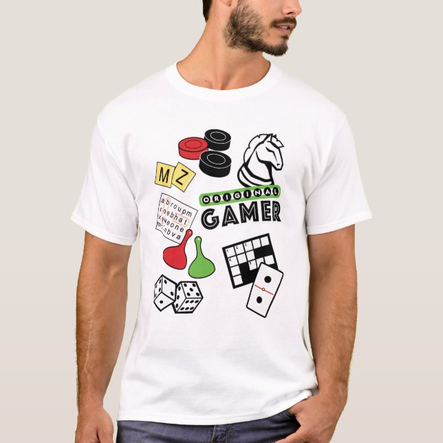 T-shirt Gamer original - fans de puzzle et de jeu de (Devant)