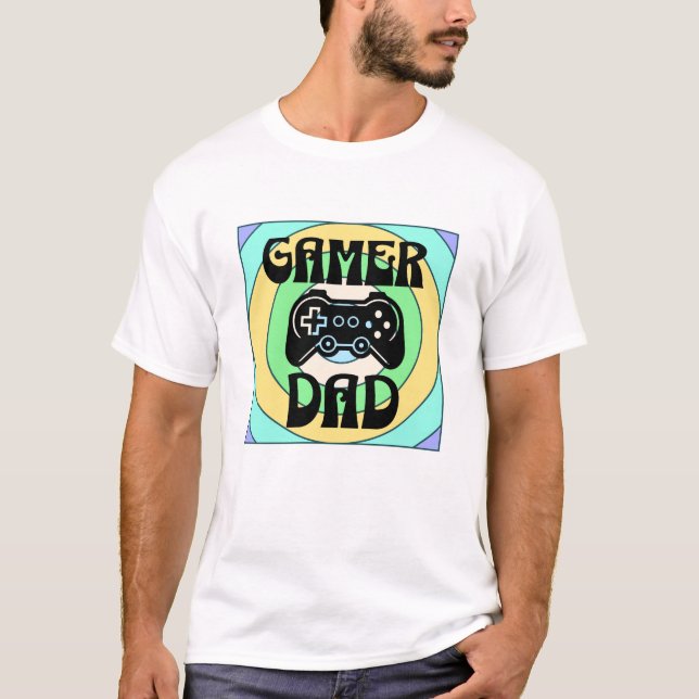 T-shirt Gamer papa (Devant)