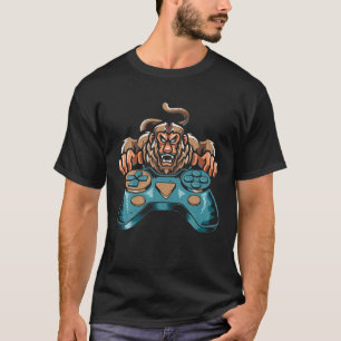 T-shirt Gamer Proboscis Singe Ape Faune Animal Zookeep