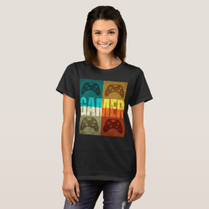 T-shirt GAMER VINTAGE VIDEO GAME CONTROLLER