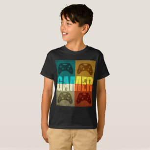 T-shirt GAMER VINTAGE VIDEO GAME CONTROLLER