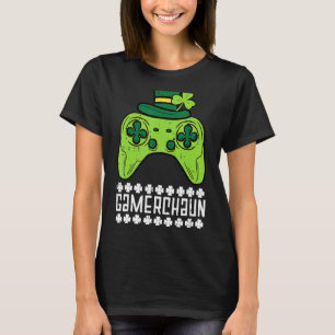 T-shirt Gamerchaun Irlandais Gamer Paddles Hommes St Patri