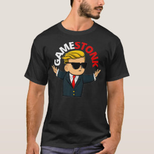 T-shirt GameStonk - Fun Stock Trading Jeu Fonds de couvert