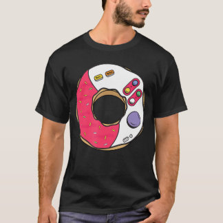 T-shirt Gaming and Pink Donut Sprinkles Gifts for Gamer Bo