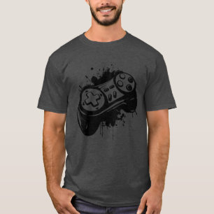 T-shirt Gaming Controller Color Splotch drôle de famille