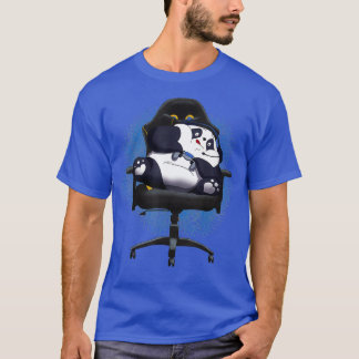 T-shirt Gaming Panda Funny Gamer Video Games