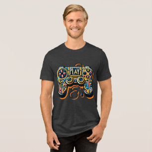 T-Shirt Gaming. Tri-Blend Shirt