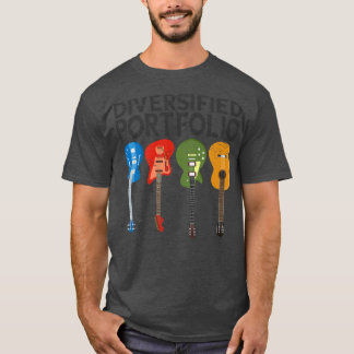 T-shirt Gamme diversifiée de guitares électriques Portefeu