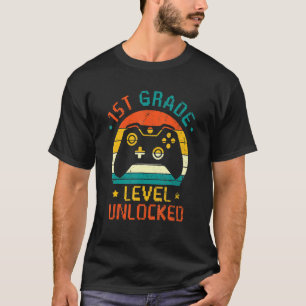 T-shirt Gamme vidéo déverrouillée de 1ère année pour enfan