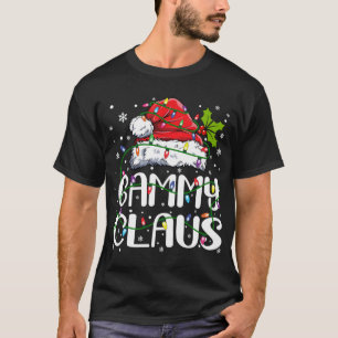 T-shirt Gammy Claus Noël Santa Chapeau Correspondances Fam